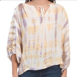 NWT Young Fabulous & Broke Beach Tie-Dye Blouse